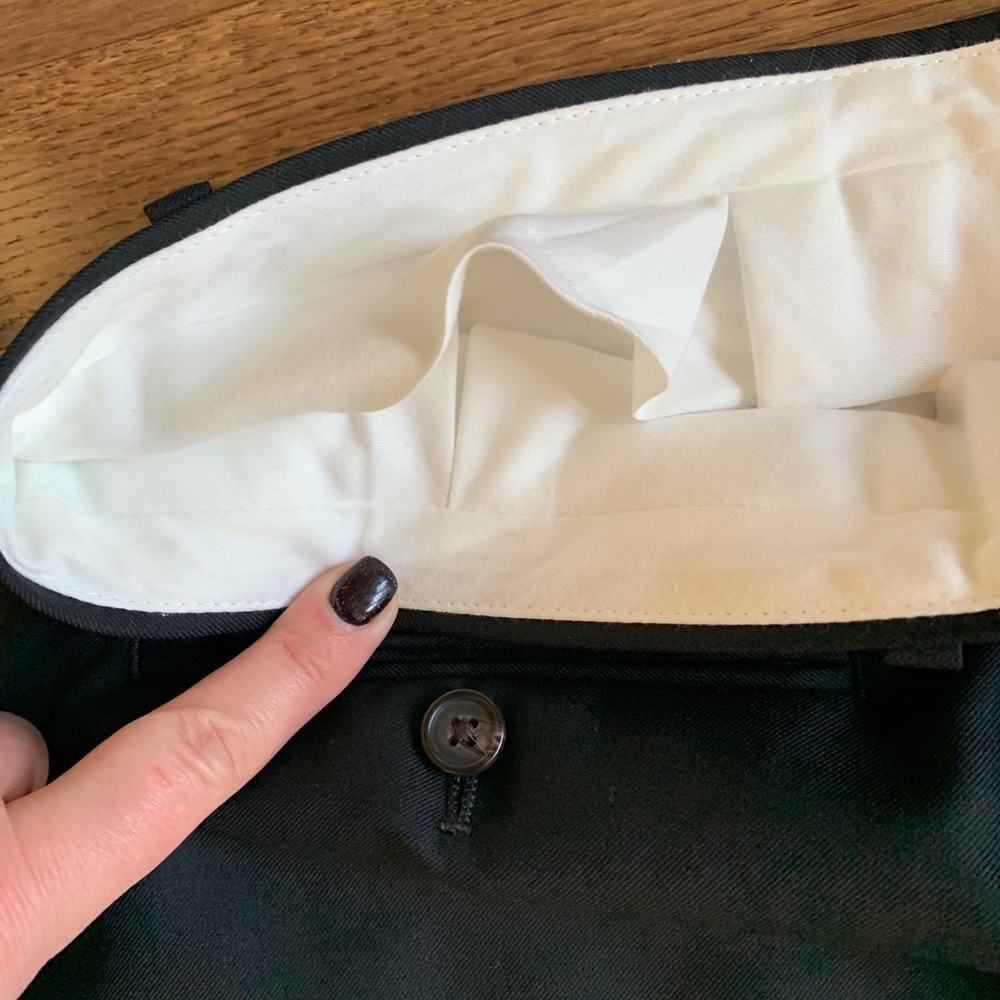 Men’s flat front 100% wool dress pants, 41/30 - Picture 4 of 6